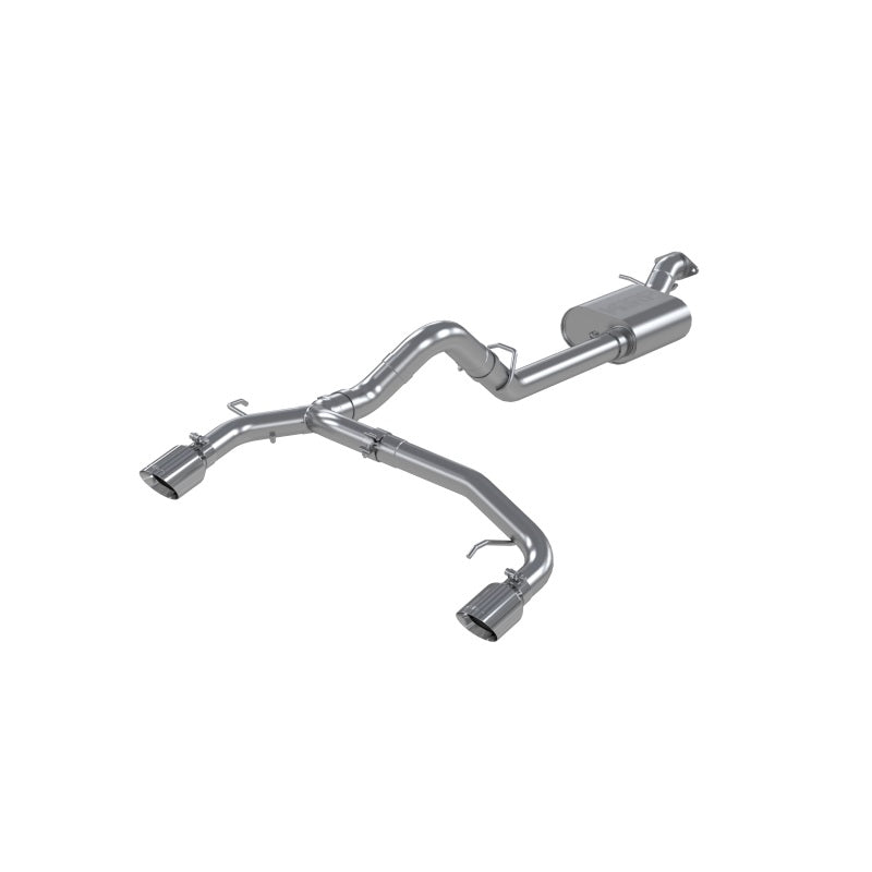 MBRP 21-22 Ford Bronco 2.3/2.7L EcoBoost 2/4-Dr 3in Catback Dual Split Rear Exit Aluminized Steel - T1 Motorsports