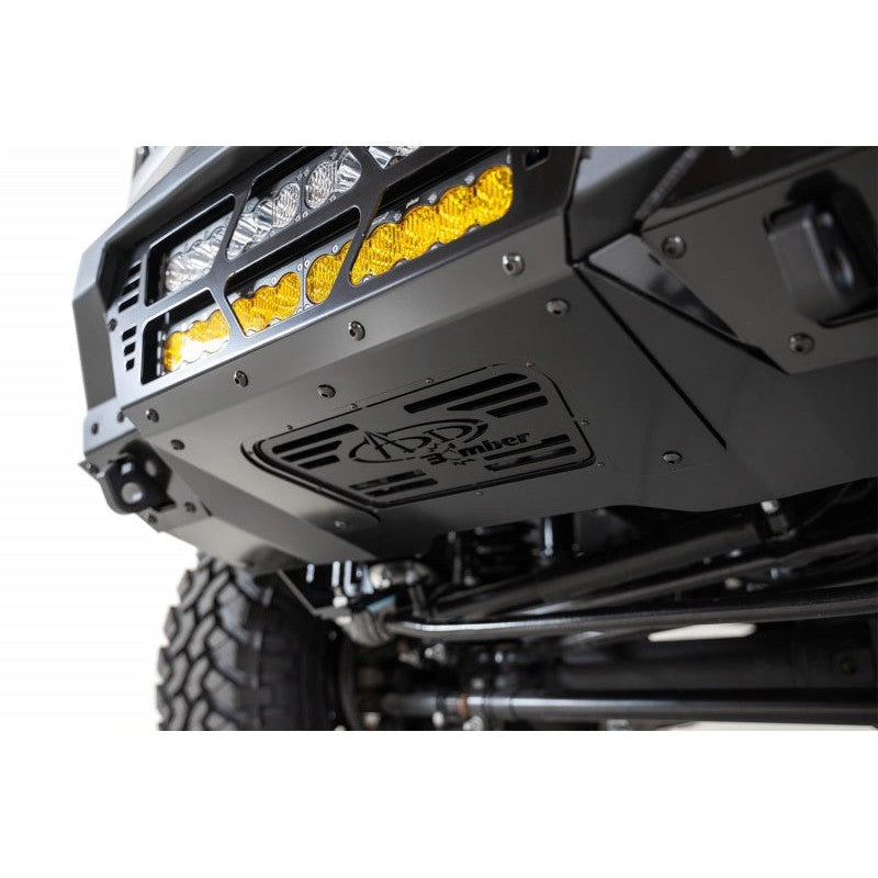 Addictive Desert Designs 17-20 Ford Super Duty Bomber Front Bumper w/ Mounts For 20in Light Bars