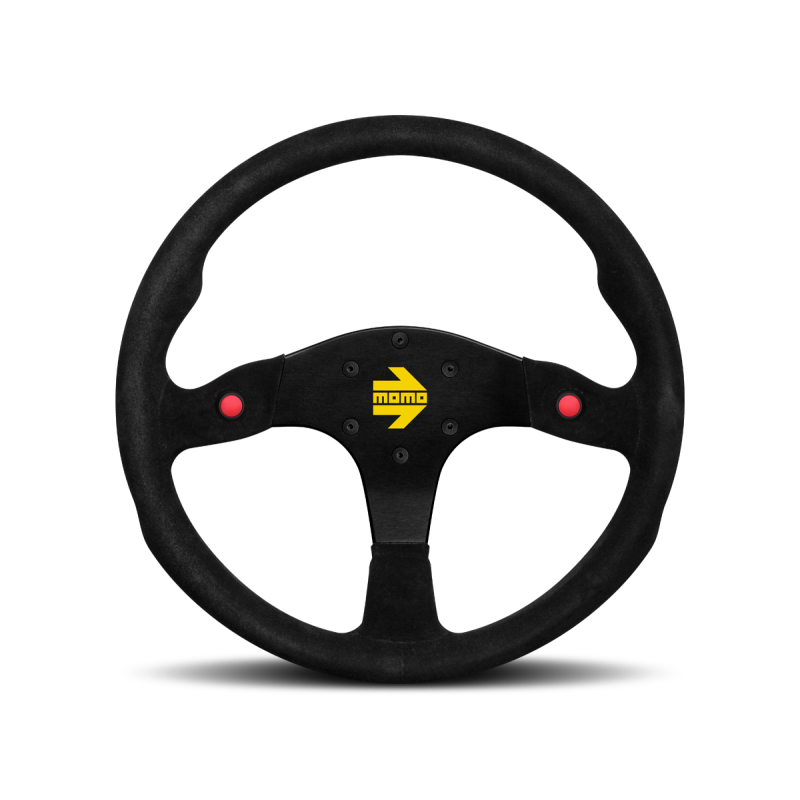 Momo MOD80 Steering Wheel 350 mm -  Black Suede/Black Spokes