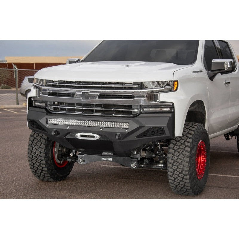 Addictive Desert Designs 2019 Chevrolet Silverado 1500 SF Front Bumper w/ Winch Mount&Sensor Cutout