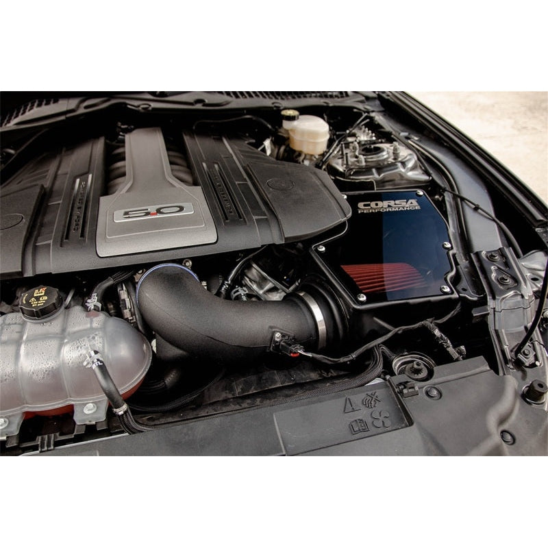 Corsa Closed Box DryTech Air Intake (Plastic Duct) - 2018-2023 Ford Mustang GT 5.0L V8