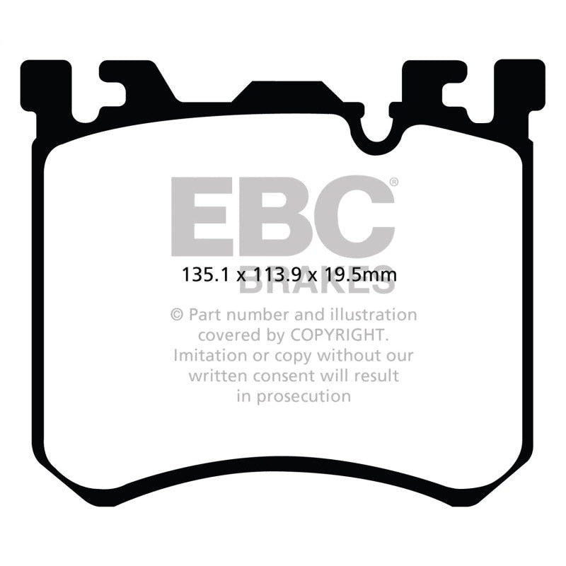 EBC Redstuff Brake Pads -  10-13 BMW X5M 4.4 Twin Turbo - Front Brake Pads