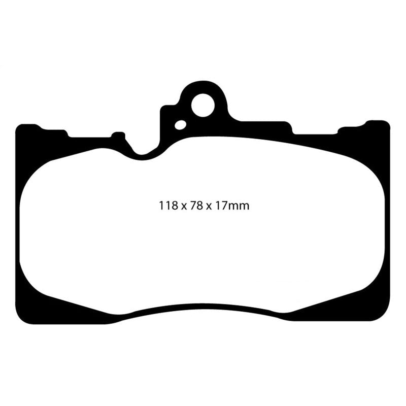 EBC Redstuff Brake Pads -  07-08 Lexus GS350 3.5 RWD - Front Brake Pads
