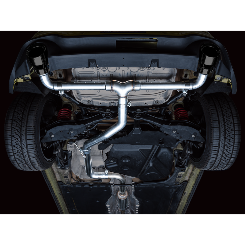 AWE 2022+ Volkswagen GTI MK8 Track Edition Exhaust - Diamond Black Tips
