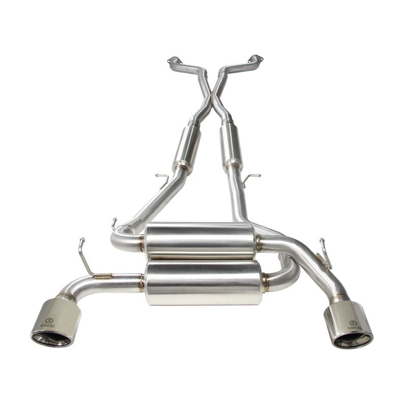 aFe Takeda 2-1/2in 304SS Cat-Back Exhaust Infiniti G37 08-13/Q60 14-15 V6-3.7 w/ Polished Tips