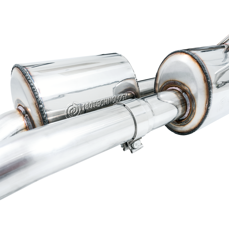 AWE Tuning 2021 RAM 1500 TRX 0FG Cat-Back Exhaust - Chrome Silver Tips