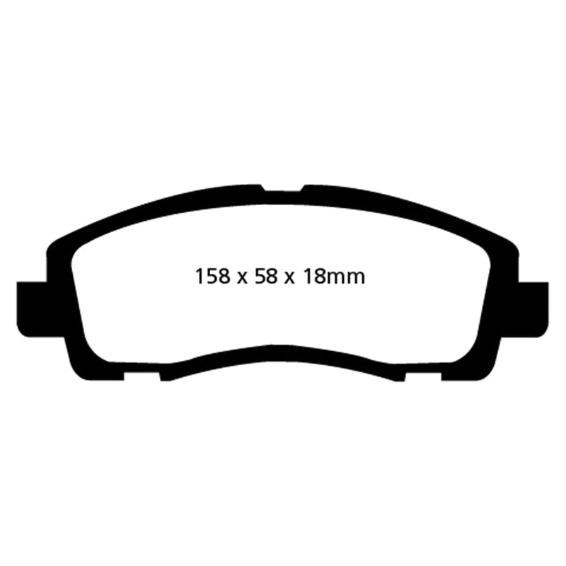 EBC Redstuff Brake Pads -  09-14 Acura TL 3.5 - Front Brake Pads