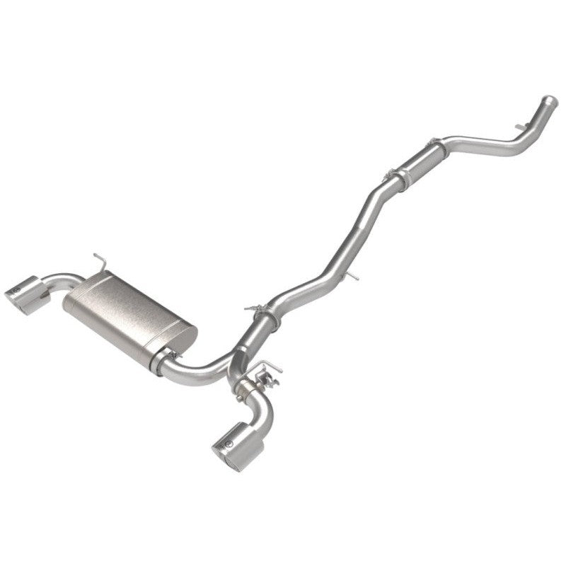 aFe POWER Takeda 2021 Toyota Supra 2.0L (t) 2.5in-3in 304 SS CB Exhaust w/ Polished Tips