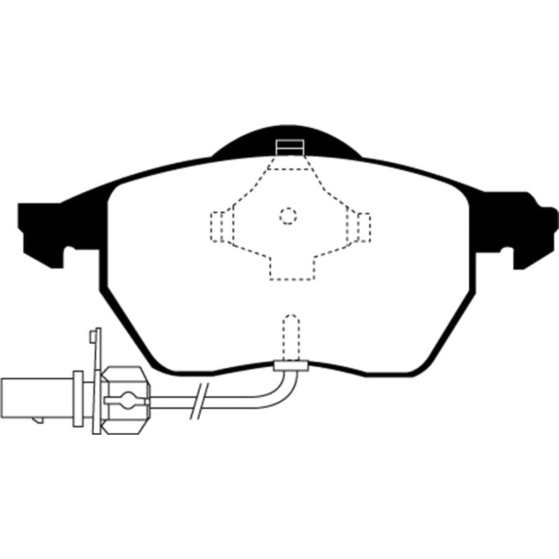 EBC Redstuff Brake Pads -  03-04 Audi A4 1.8 Turbo - Front Brake Pads