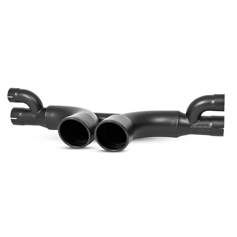 MBRP 14-15 Porsche GT3/GT3RS 3in Center Muffler Bypass 4in Tips - Black Coated - T1 Motorsports