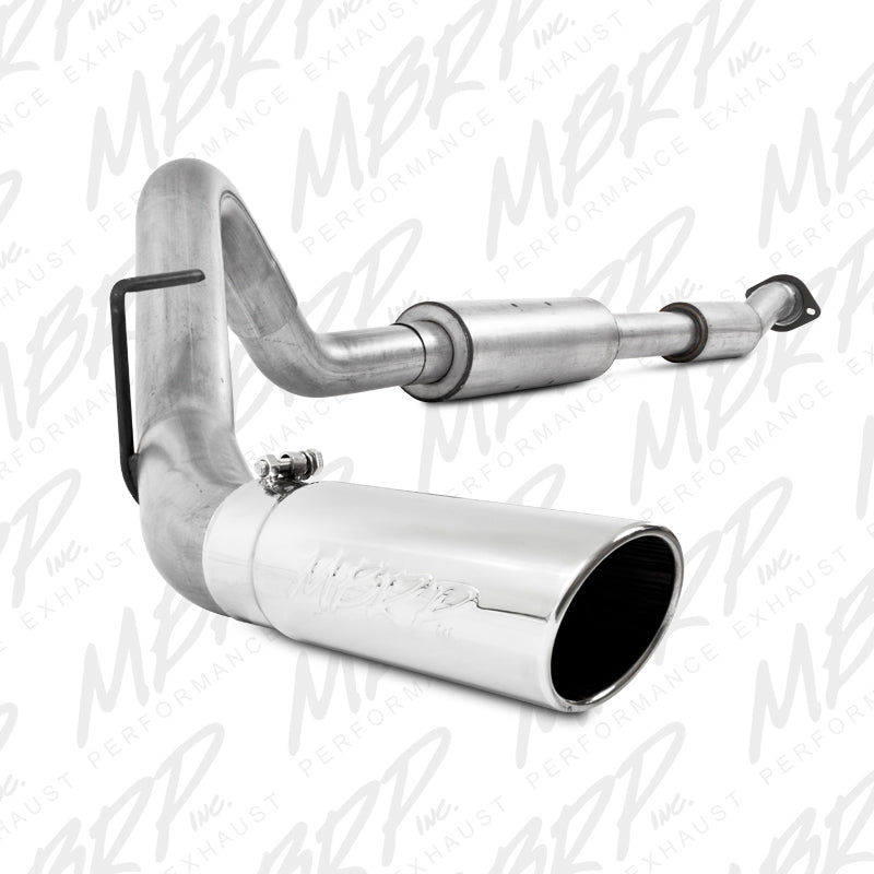 MBRP 11-12 Ford F150 SVT Raptor 6.2L EC-SB/CC-SB 3.5in Cat Back Single Exit Alum Exhaust System - T1 Motorsports