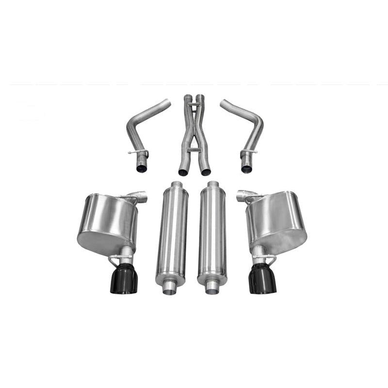 Corsa Xtreme Cat-Back Exhaust w/ Black Tips - 2011-2014 Chrysler 300 R/T 5.7L V8