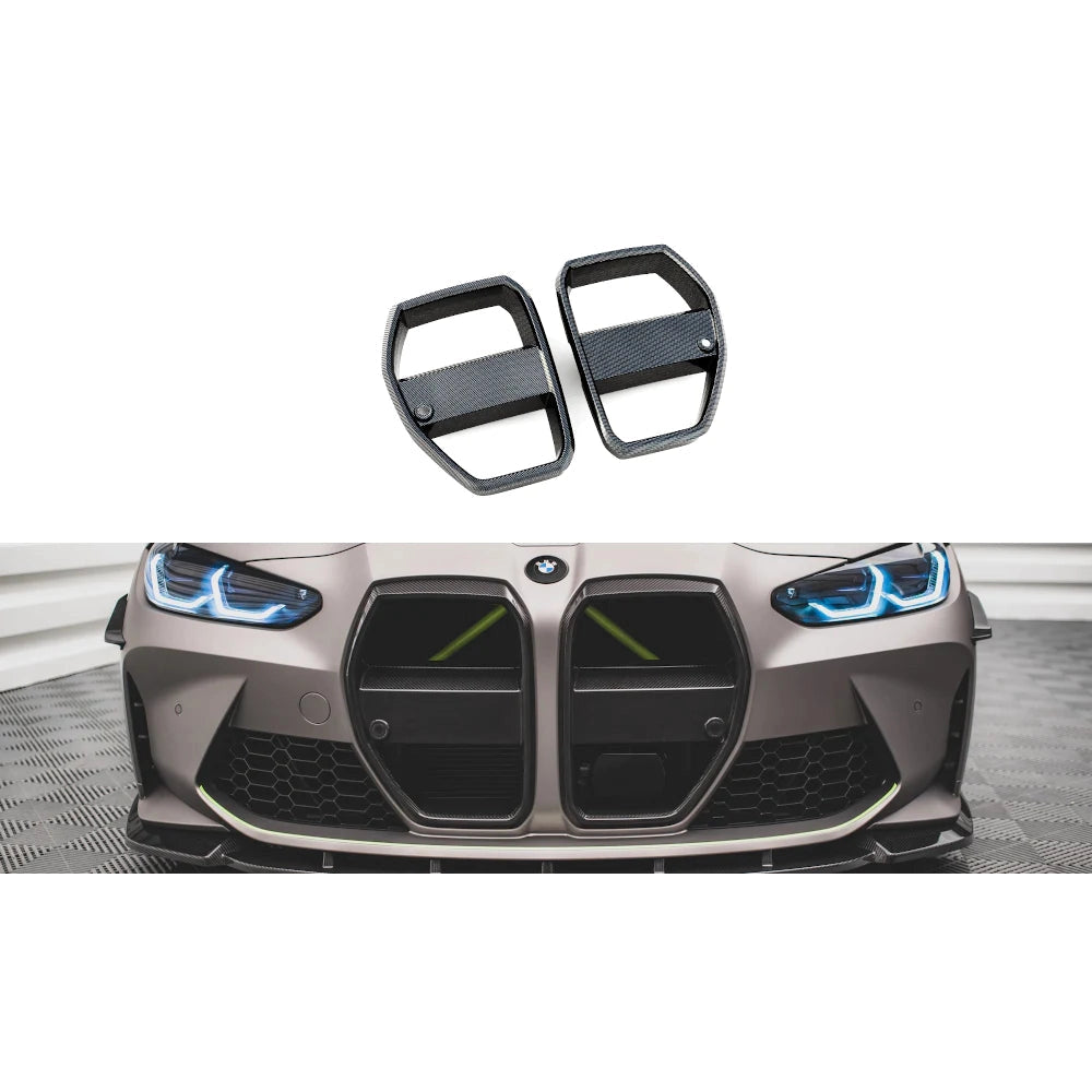 Maxton Design Carbon Fiber Front Grill - BMW G80 M3/G82 M4