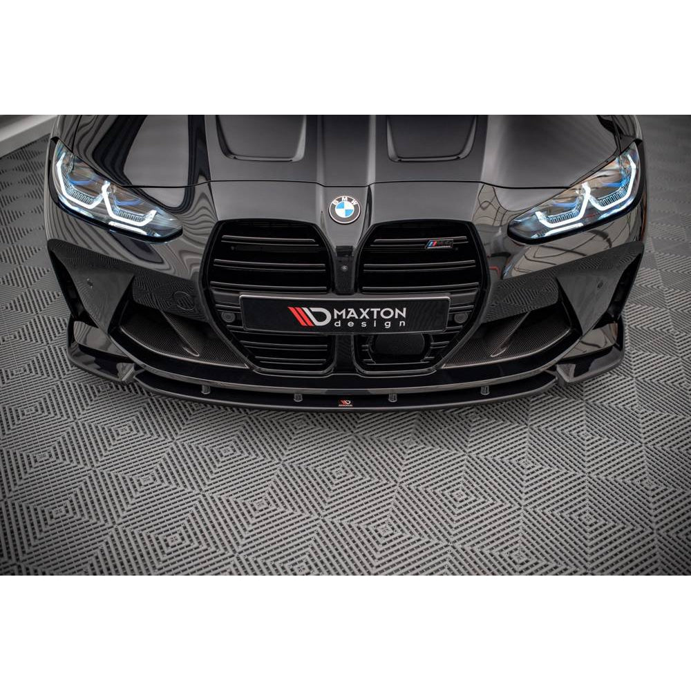 Maxton Design Gloss Black Front Diffuser Splitter For BMW 3 Series F30 – ABS Plastic