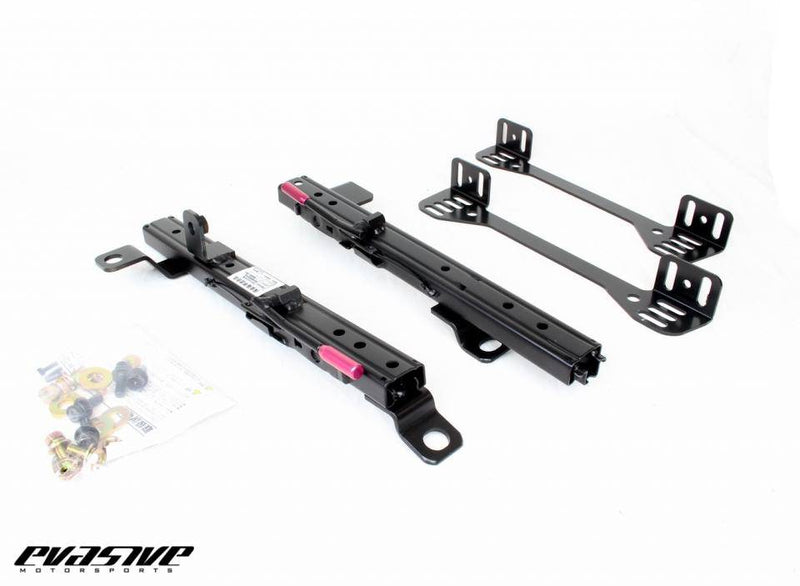 EVS Tuning Double Lock Low Position Seat Rail for Mitsubishi EVO 8/9 (Right) - T1 Motorsports