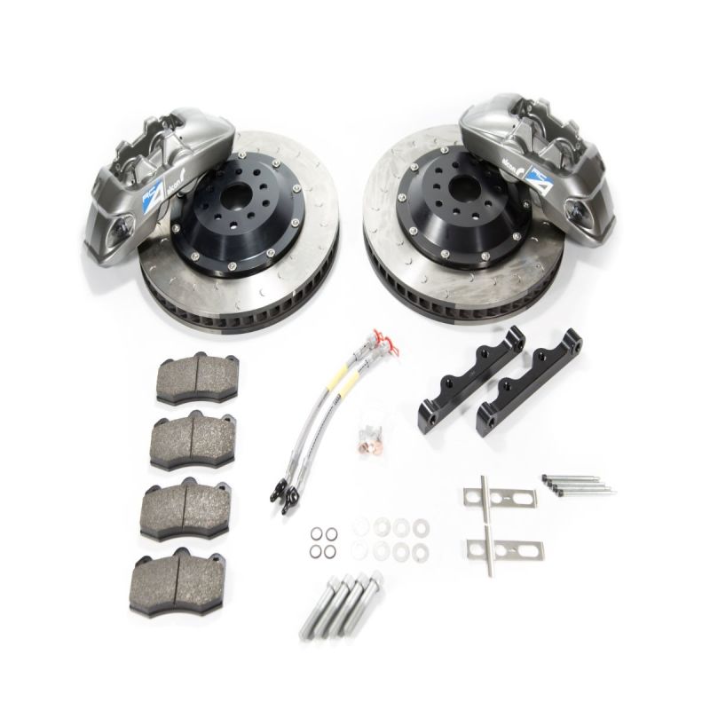 Alcon 2009+ Nissan GT-R R35 380x33mm Rotor Red 4 Piston Caliper RC4 Rear Axle Kit - T1 Motorsports