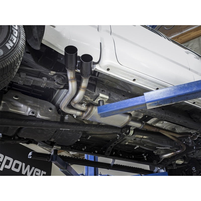 aFe Rebel Exhausts Cat-Back SS 16 Toyota Tacoma V6-3.5L w/ Black Tips - T1 Motorsports
