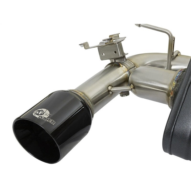 aFe MACHForce XP 16-17 BMW 340i/iX 440i/iX L6-3.0L (t) SS Axle-Back Exhaust w/Black Tip