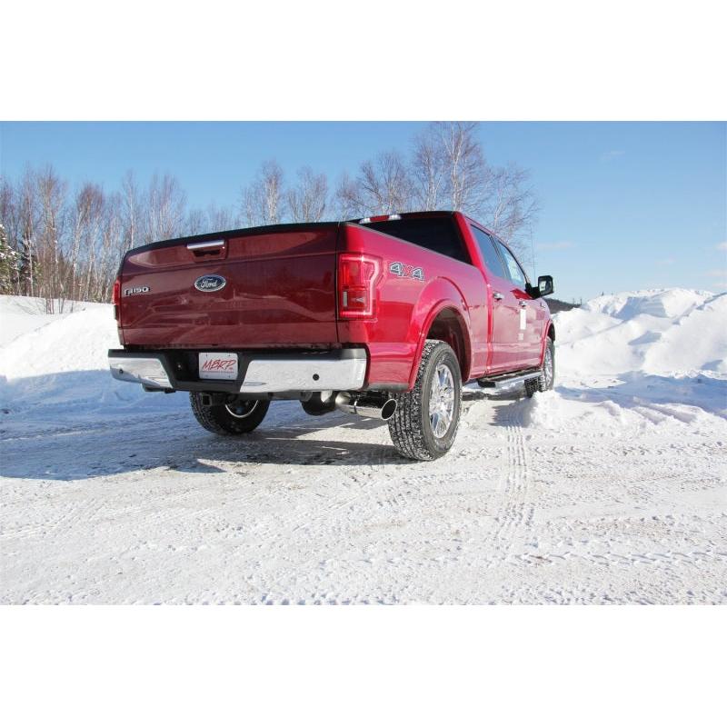 MBRP 2015 Ford F-150 2.7L / 3.5L EcoBoost 4in Cat Back Single Side Alum Exhaust System - T1 Motorsports