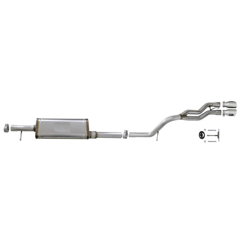 aFe Rebel Series 2.5in SS Cat-Back Exhaust w/ Polished Tip 07-18 Jeep Wrangler (JK) V6 3.6/3.8L 4dr