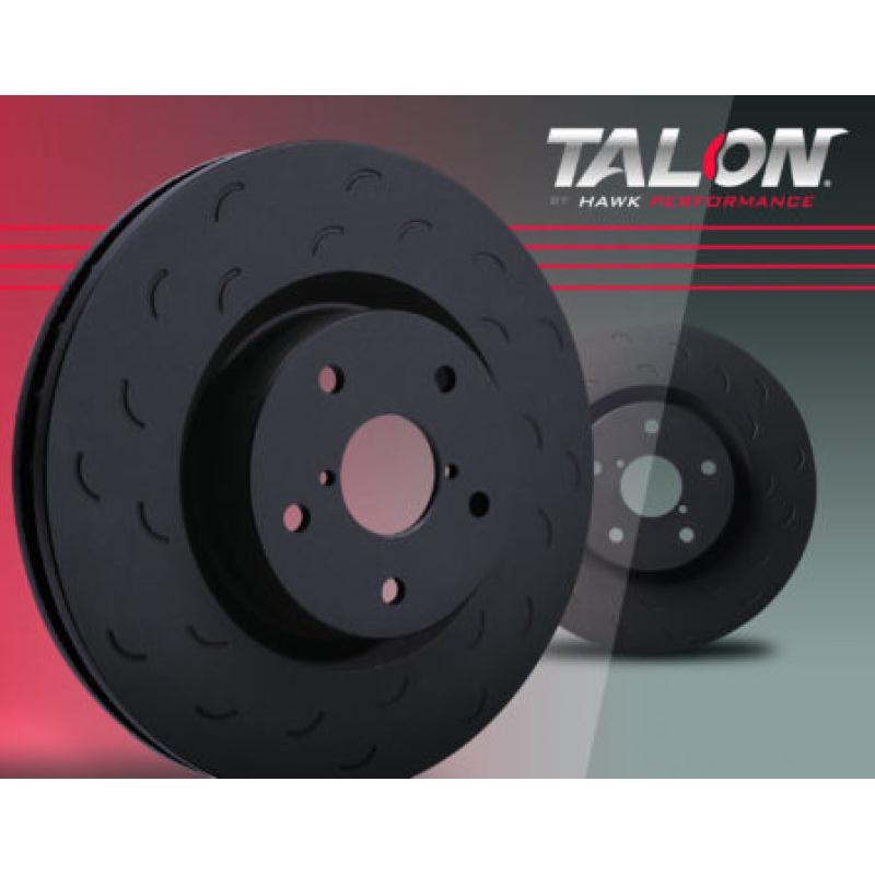 Hawk 12-20 F150 Rear Talon Slotted-Only Street Rear Brake Rotors - T1 Motorsports