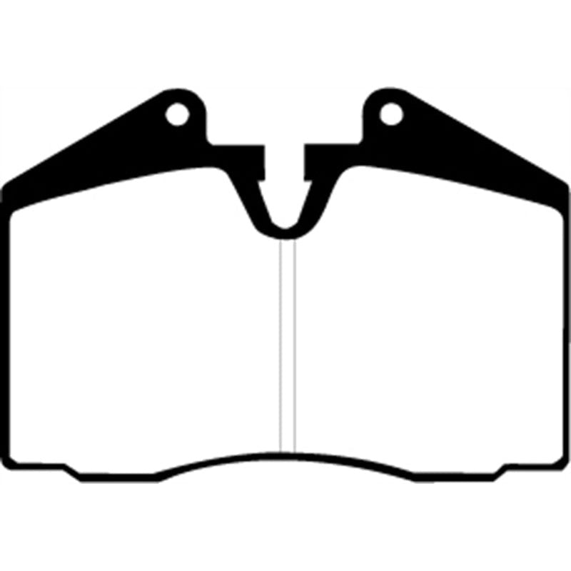 EBC Redstuff Brake Pads -  89-95 Ferrari 348 3.4 Redstuff Front/Rear Brake Pads (Axle Set Only)