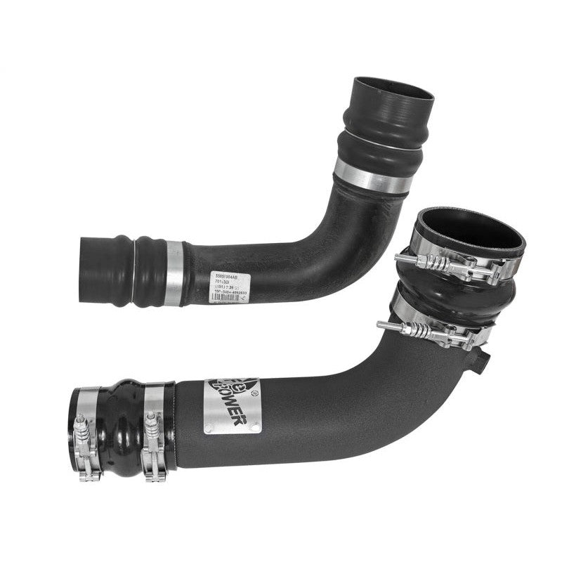 aFe BladeRunner 2.75in Hot 3.5in Cold Side Intercooler Tubes w/ Coupling Clamp Kit 10-12 Dodge 6.7L