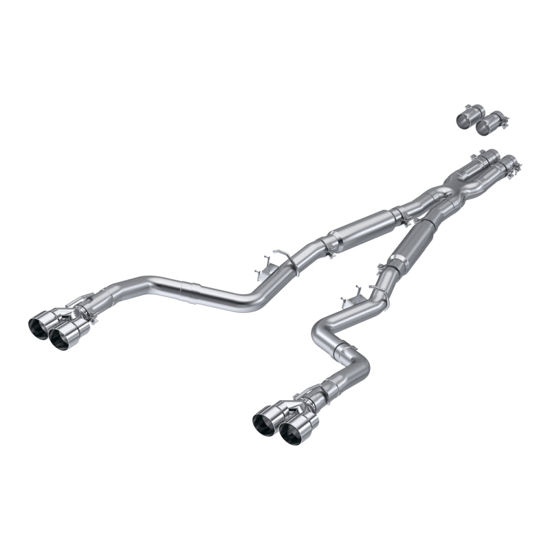 MBRP 17-Up Dodge Challenger 5.7L/6.2L/6.4L Aluminized Catback Exhaust - T1 Motorsports