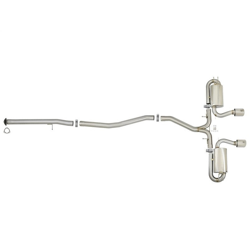 aFe Takeda 3in 304 SS Cat-Back Exhaust System w/ Polished Tips 2017 Honda Civic Si I4 1.5L (t)