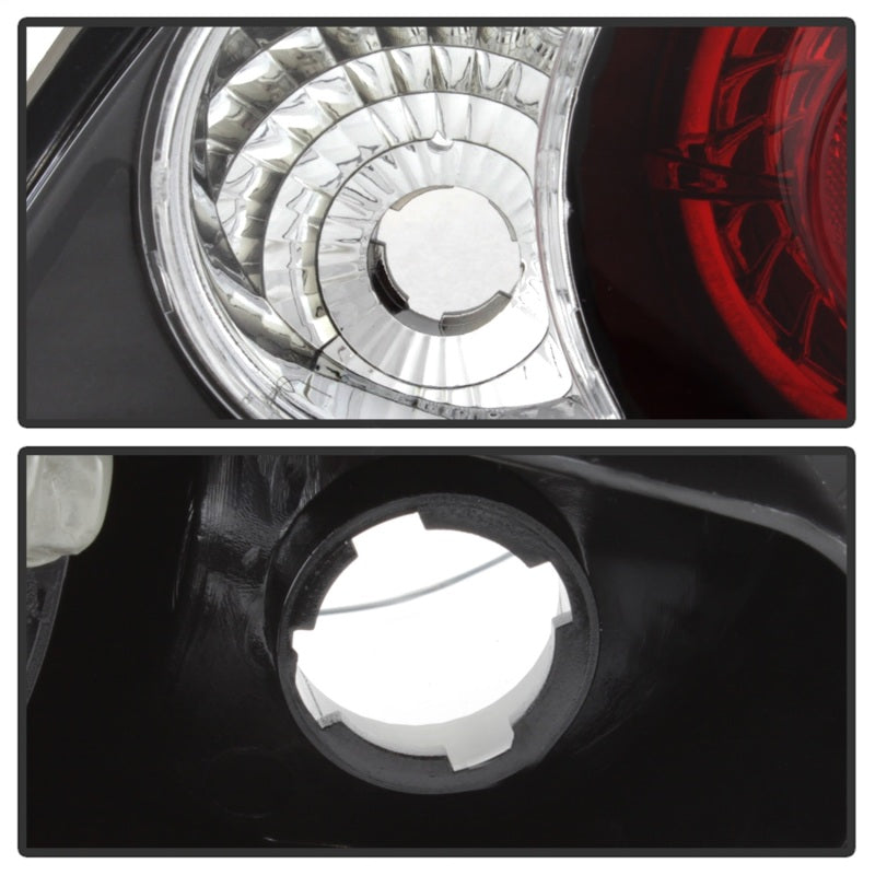 Spyder Acura RSX 02-04 Euro Style Tail Lights Black ALT-YD-ARSX02