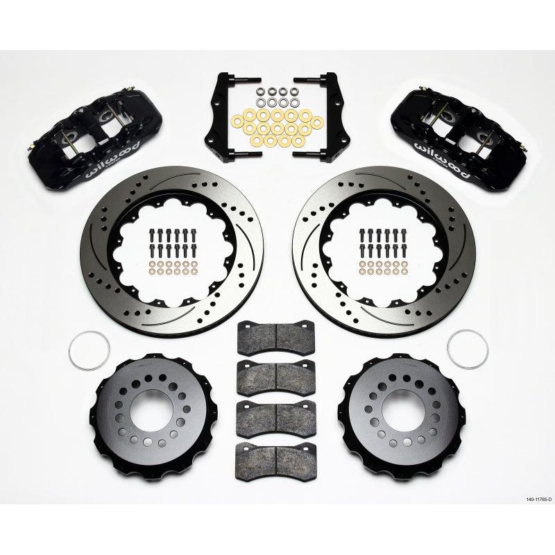 Wilwood AERO4 Rear Kit 14.25in Drilled 2006-10 Magnum/Challngr/Chrgr/300C - T1 Motorsports