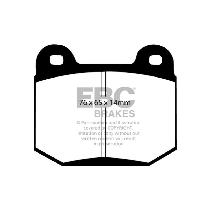 EBC Redstuff Brake Pads -  99-03 Mitsubishi Lancer Evolution 2.0 Turbo - Rear Brake Pads