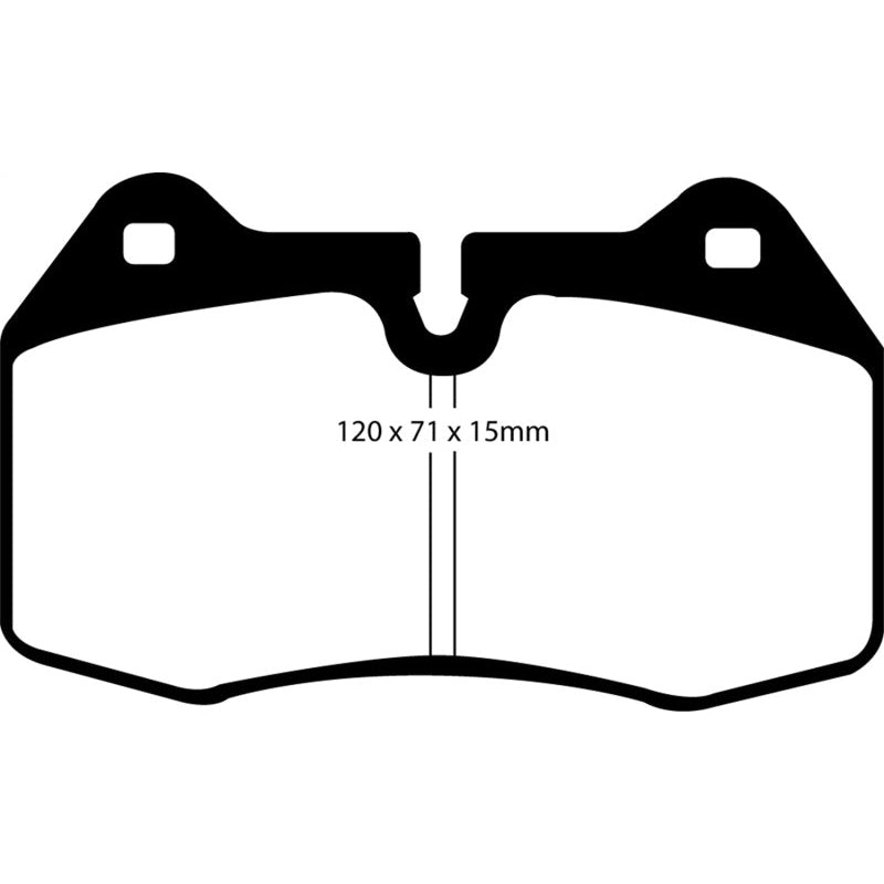 EBC Redstuff Brake Pads -  03-04 Infiniti G35 3.5 (Manual) (Brembo) - Front Brake Pads