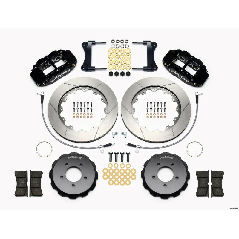 Wilwood Narrow Superlite 6R Front Hat Kit 14.00in 2005-Up Mazda Miata w/ Lines - T1 Motorsports