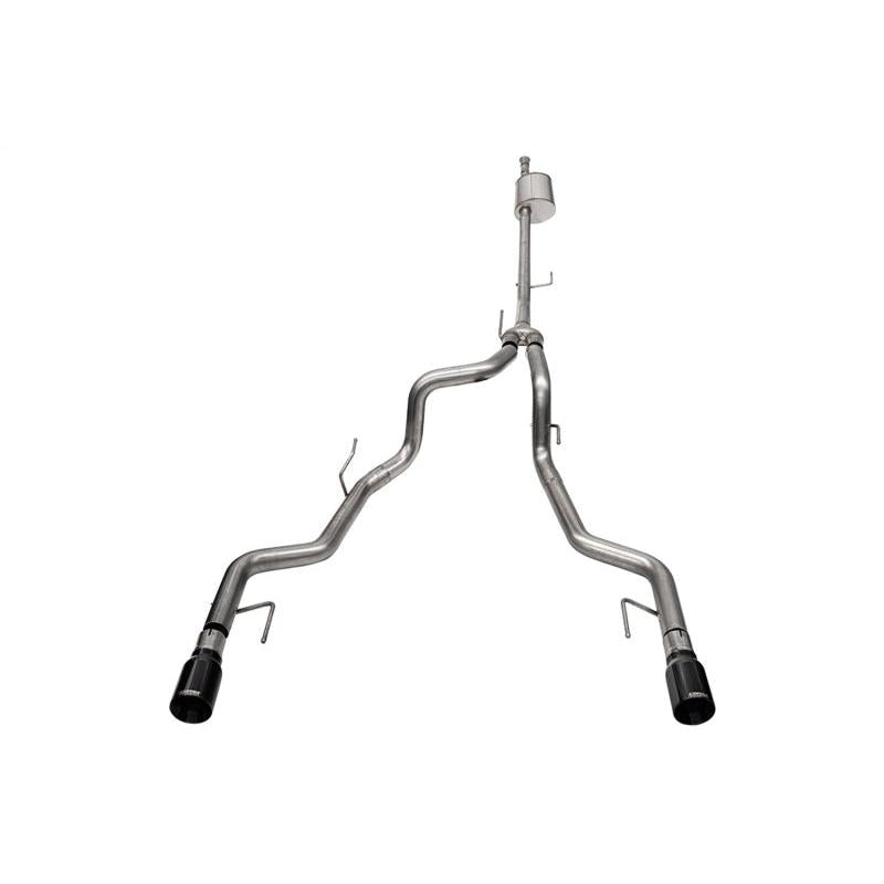 Corsa Sport Cat-Back Exhaust - Black Tips - 2021-2025 Ford F-150 SuperCrew/5.5ft Bed 5.0L V8