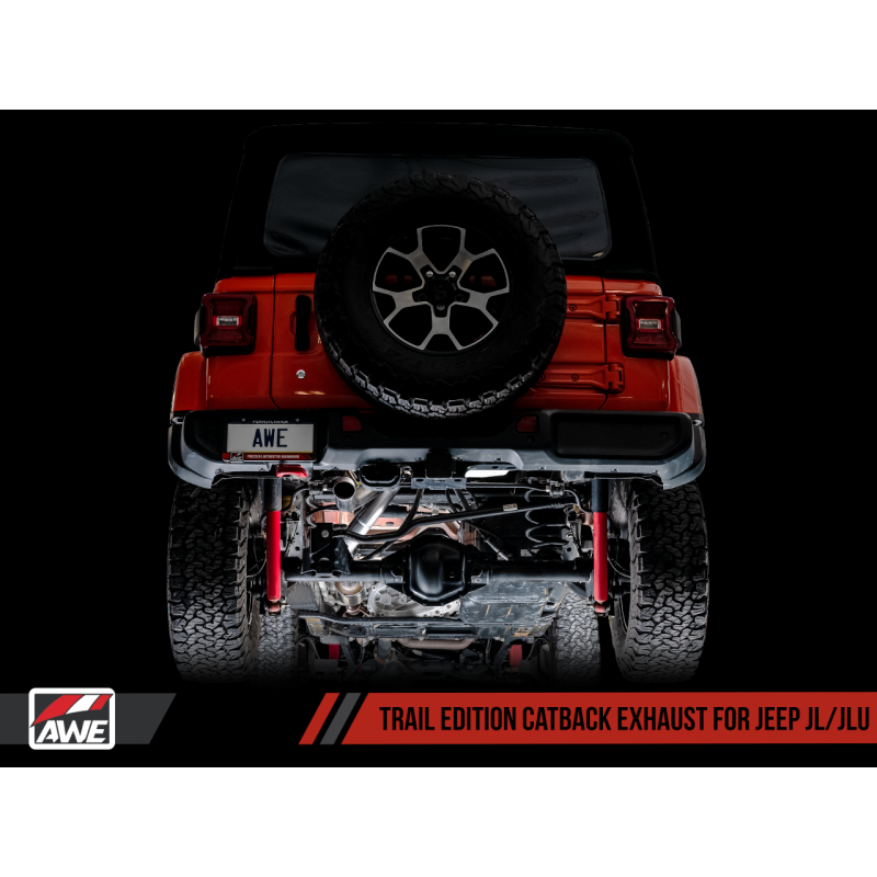 AWE Tuning 2018+ Jeep Wrangler JL/JLU 2.0T Trail Edition Cat-Back Exhaust