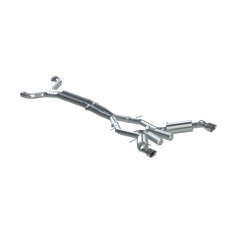 MBRP 16-19 Chevrolet Camaro SS 6 Speed 3in Dual Cat Back w/ 4.5in OD Tips - 409 (Non NPP Models) - T1 Motorsports