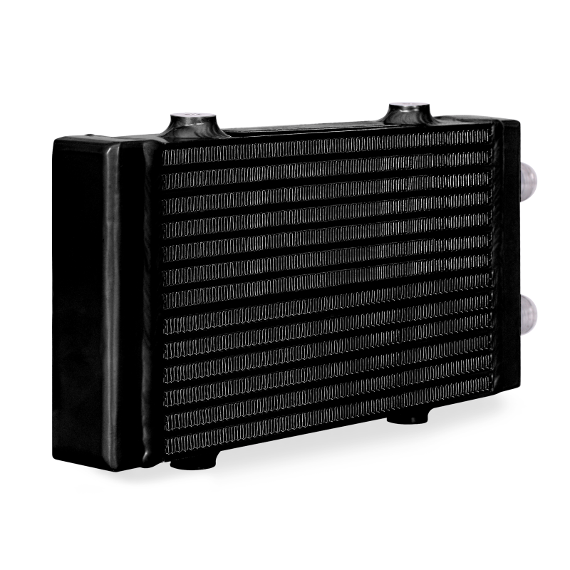 Mishimoto Universal Small Bar and Plate Dual Pass Black Oil Cooler - T1 Motorsports