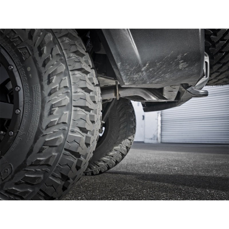 aFe MACH Force-Xp Axle-Back Exhaust System w/NoTip 18-20 Jeep Wrangler L4-2.0T / V6-3.6L