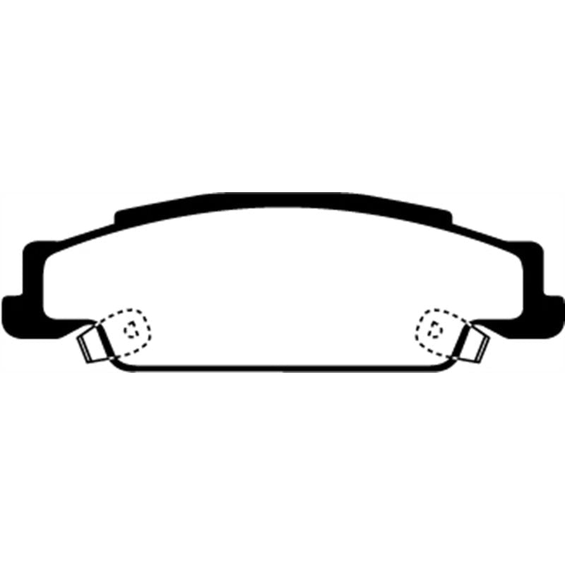 EBC Redstuff Brake Pads -  02-05 Cadillac CTS 2.6 - Rear Brake Pads