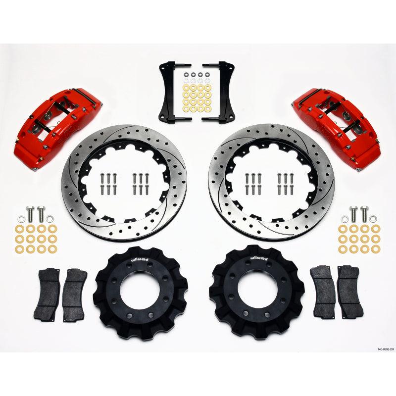 Wilwood TC6R Front Kit 16.00in Drilled Red 1999-2014 GM Truck/SUV 1500 - T1 Motorsports