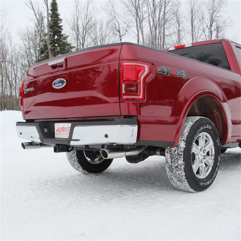 MBRP 2015 Ford F-150 5.0L 3in Cat Back Dual Split Rear Exit AL Exhaust System - T1 Motorsports