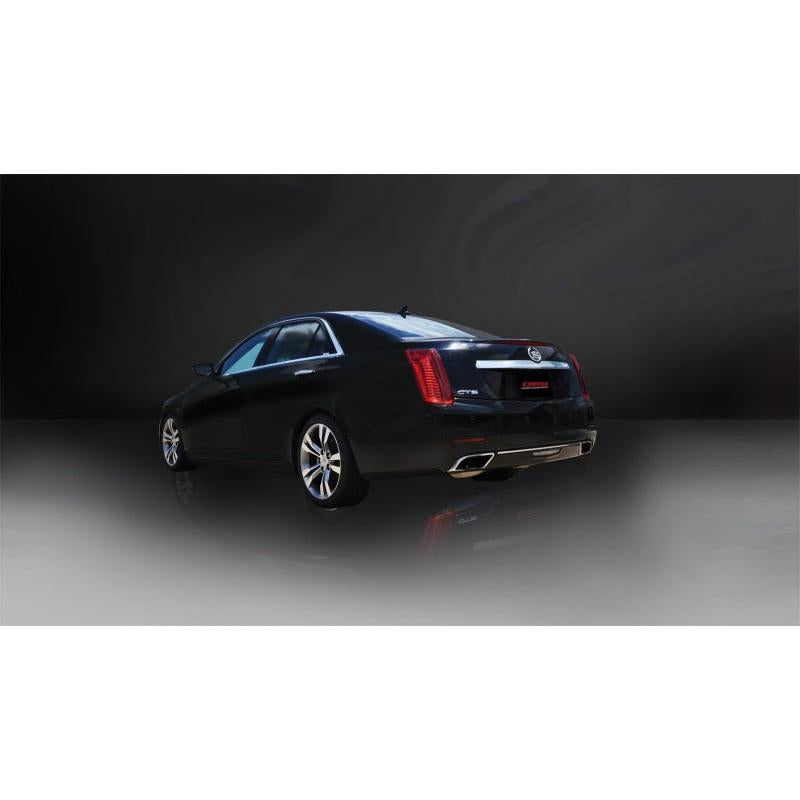 Corsa Sport Axle-Back Exhaust - 2014-2016 Cadillac CTS-V Sport 3.6L V6 Automatic