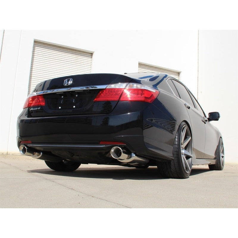 aFe Takeda Exhaust 304SS Dual Cat-Back w/ Polished Tips 13-17 Honda Accord  LX/EX/EX-L Sedan L4 2.4L