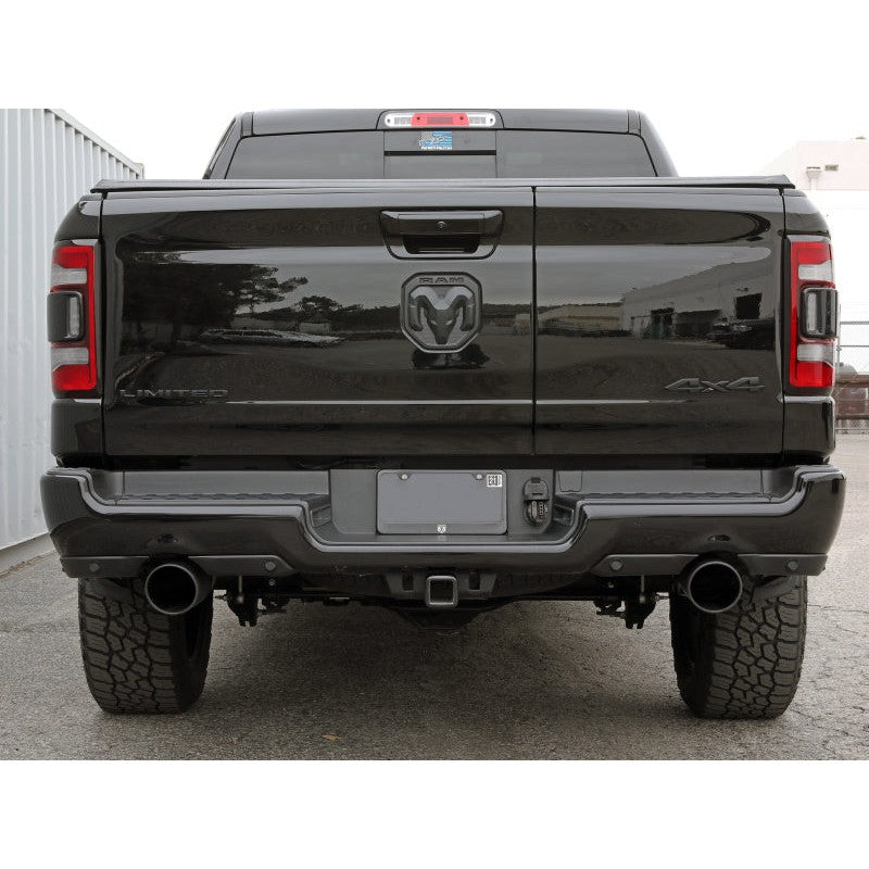 aFe Gemini XV 3in 304 SS Cat-Back Exhaust 19-21 Ram 1500 V8 5.7L Hemi w/ Black Tips