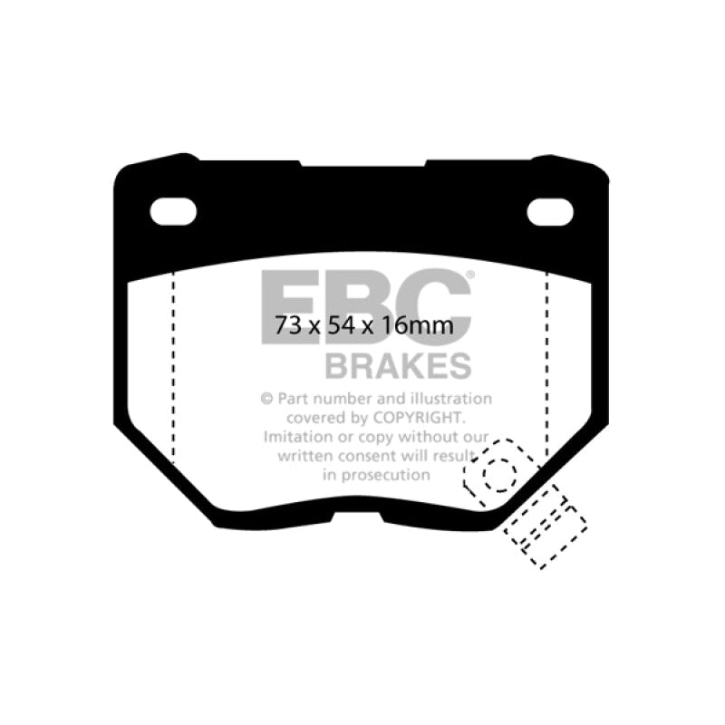 EBC Redstuff Brake Pads -  89-95 Nissan Skyline (R32) 2.6 Twin Turbo GT-R - Rear Brake Pads
