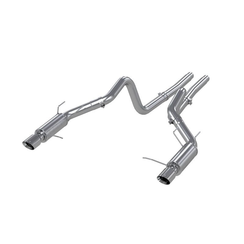 MBRP 11-14 Ford Mustang GT 5.0L Dual Split Rear Race Version AL 3in Cat Back Exhaust System - T1 Motorsports