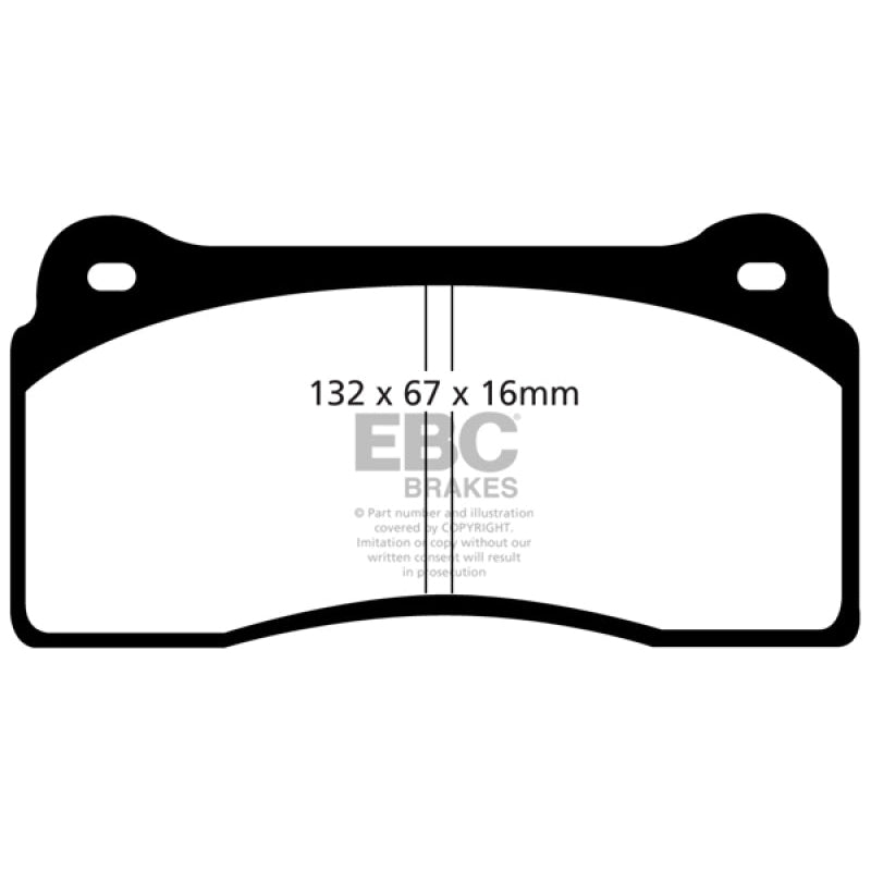 EBC Redstuff Brake Pads -  99-03 Aston Martin DB7 5.9 - Front Brake Pads