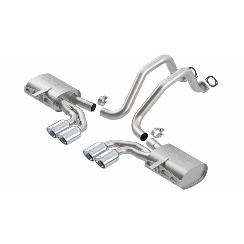 Borla Touring SS Catback Exhaust - 1997-2004 Chevrolet Corvette 5.7L 8cyl