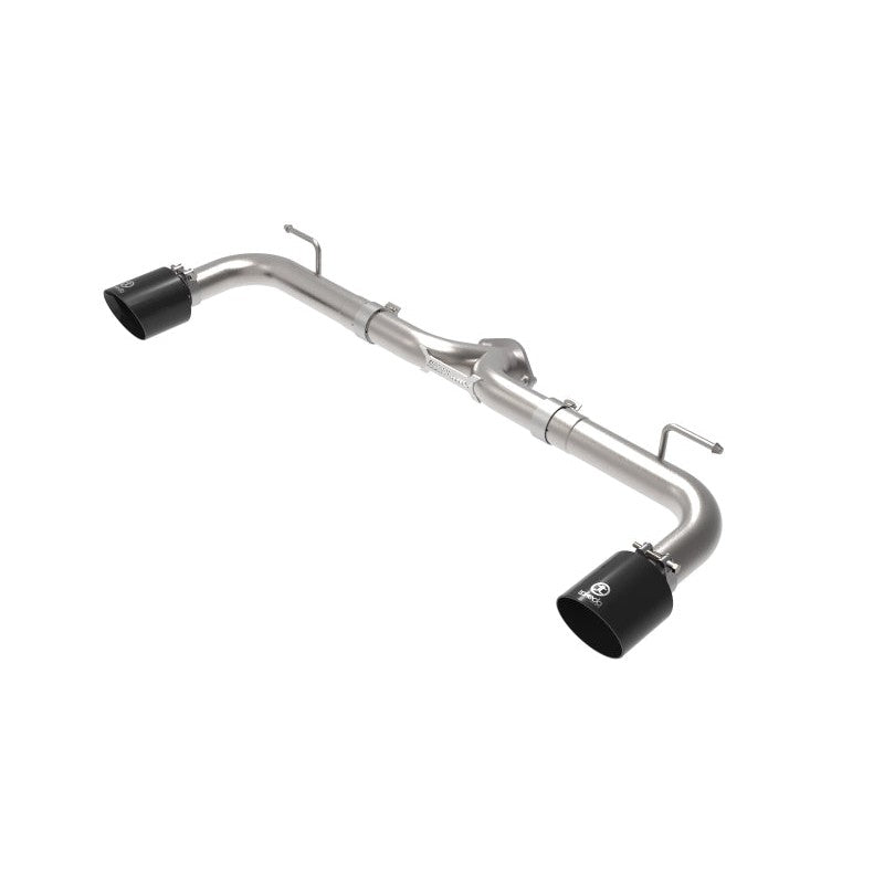 aFe Takeda 2-1/2in 304 SS Axle-Back Exhaust w/ Black Tip 14-18 Mazda 3 L4 2.0L/2.5L
